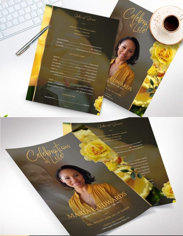 Wedding | Event | Funeral Program Design